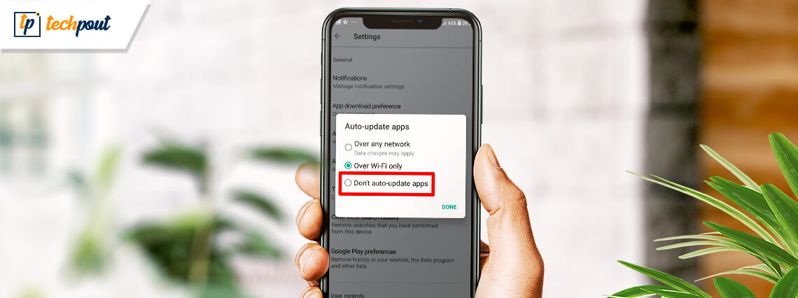 How to Stop Automatic Download of Apps in Android