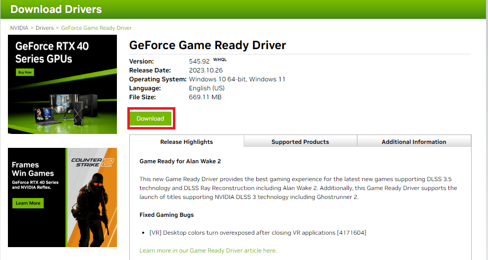 Nvidia Official Site - Download RTX 3090 Ti Driver