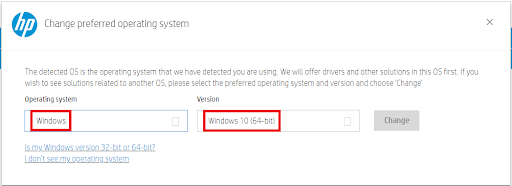 Select operating system to Download HP Laserjet Pro M402n 
